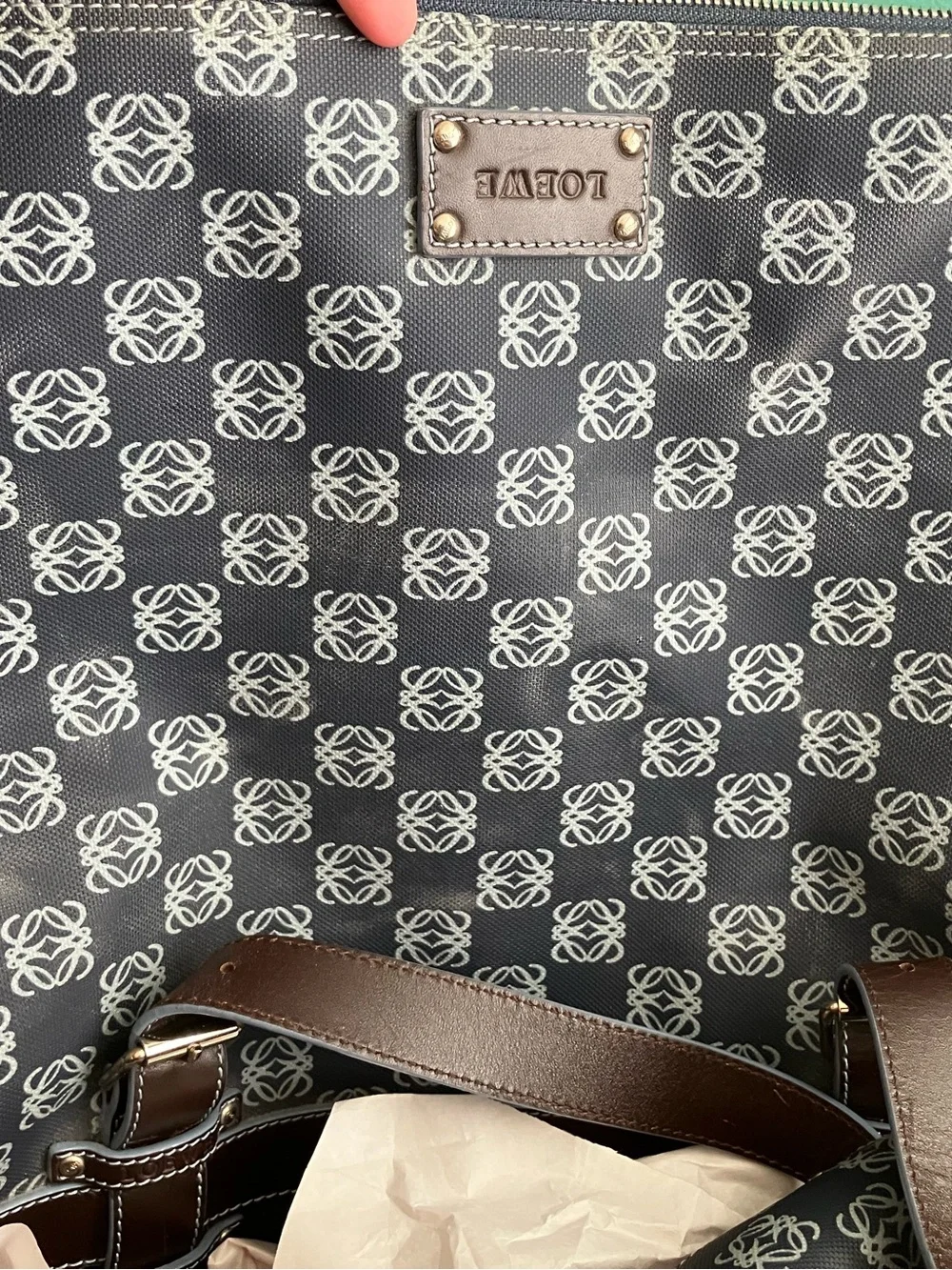 Loewe Anagram duffle Travel bag